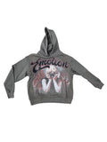 Mixed Emotion Grey “Blinded” Hoodie
