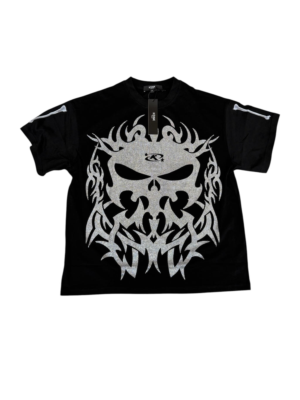 REBELLIOUS RHINESTONE T-SHIRT