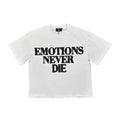 Mixed Emotion Black ‘End’ Rhinestone Tee