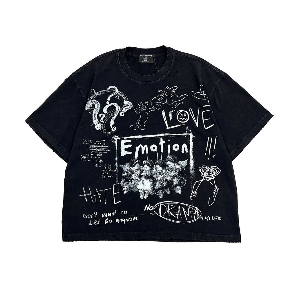 MIXED EMOTION Black “Chaos” Tee