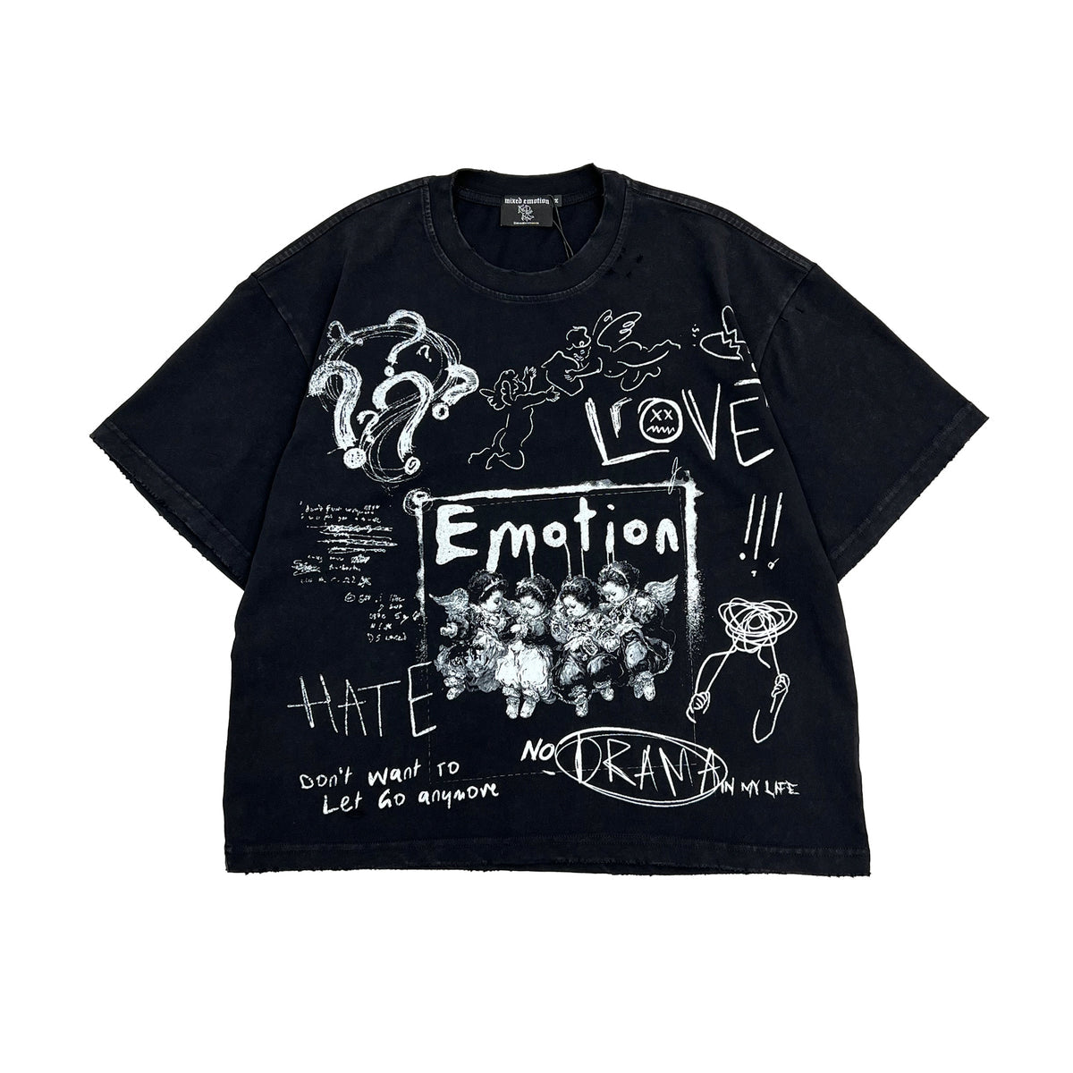 MIXED EMOTION Black “Chaos” Tee