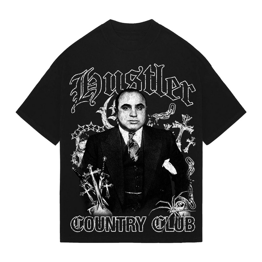 HUSTLERS COUNTRY CLUB
MOB WEB TEE