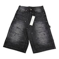 FIRST ROW
RHINESTONE DENIM JORT SHORT