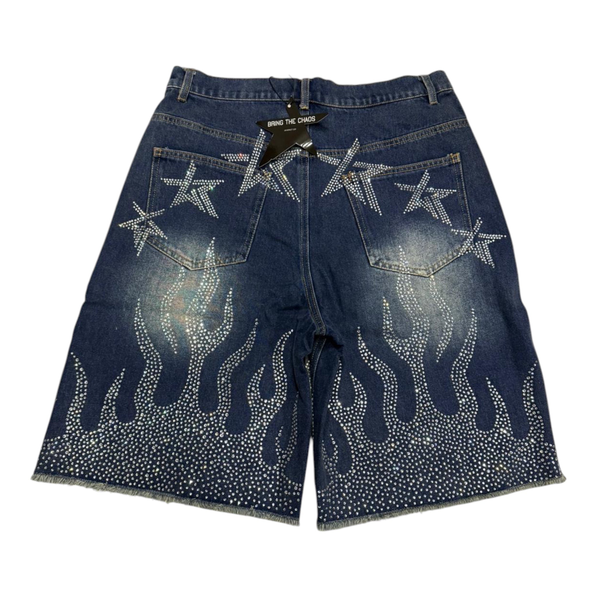 WKND RIOT Denim Shorts